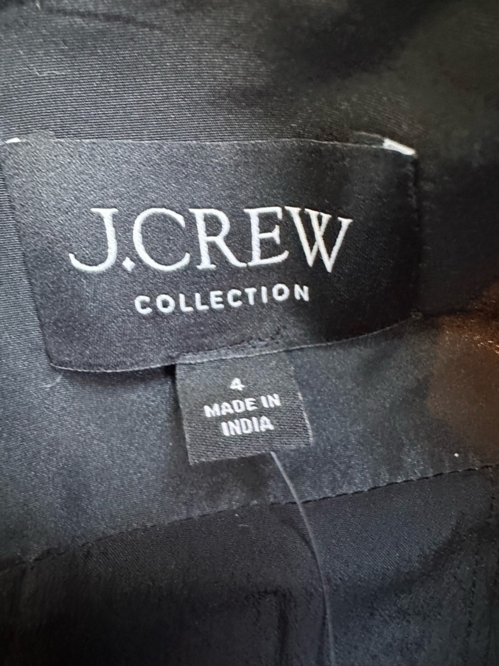 J.Crew Collection Pleated Taffeta Midi  Black Size 4 Wedding CBK Prom Formal NWT - Picture 7 of 13